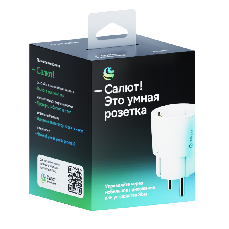 Умная розетка Sber SBDV-00123W