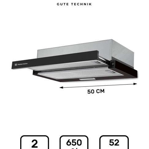 HEBERMANN HBFH 50.1 B вытяжка