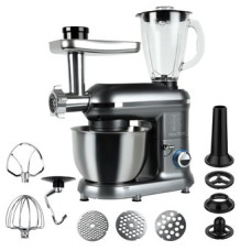 Кухонный комбайн 9 в 1 RAGEX R101, 4.5л, 1500Вт, цвет: 200 (серый)