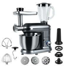 Кухонный комбайн 9 в 1 RAGEX R101, 4.5л, 1500Вт, цвет: 600 (красный), КИТАЙ,