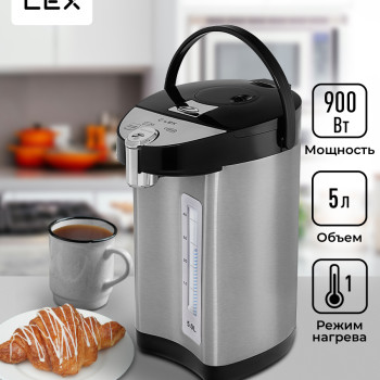 LEX LXTP 3612, термопот (серый с черным)