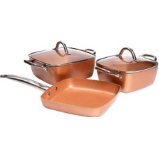 Набор посуды Galaxy LINE GL 9514, бронзовый