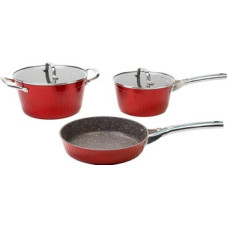 Набор посуды Galaxy LINE GL 9515, красный