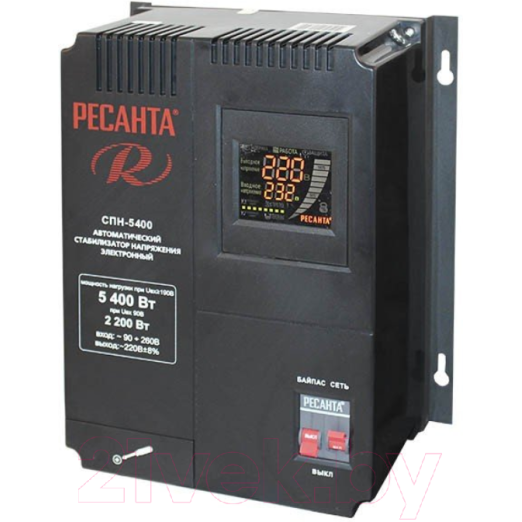 Стабилизатор СПН- 5400 Ресанта, КИТАЙ, 63/6/26