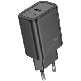 Зарядное устройство N62 один порт PD30W (С - iP) черный hoco