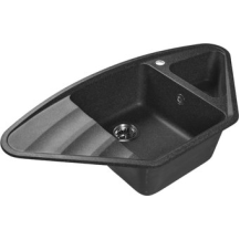 LEX HARUNA 950 BLACK мраморная мойка