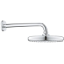 Верхний душ GROHE Tempesta 210 с душевым кронштейном 286 мм, арт. 26411000