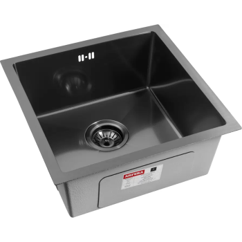 Мойка ARFEKA ECO AR 450*450 BLACK PVD NANO DECOR MILLET GRAINS