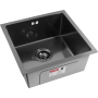 Мойка ARFEKA ECO AR 450*450 BLACK PVD NANO DECOR MILLET GRAINS