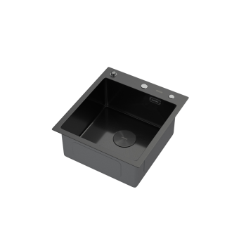 Мойка ARFEKA ECO AR 450*500 BLACK PVD NANO DECOR MILLET GRAINS