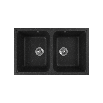 Мойка из искуственного камня GreenStone GRS-15-308 черный