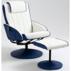 Кресло вибромассажное Angioletto Barone Blu Bianco