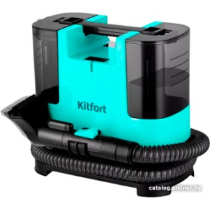 Моющий пылесос Kitfort KT-5162-2 (черно-зеленый)